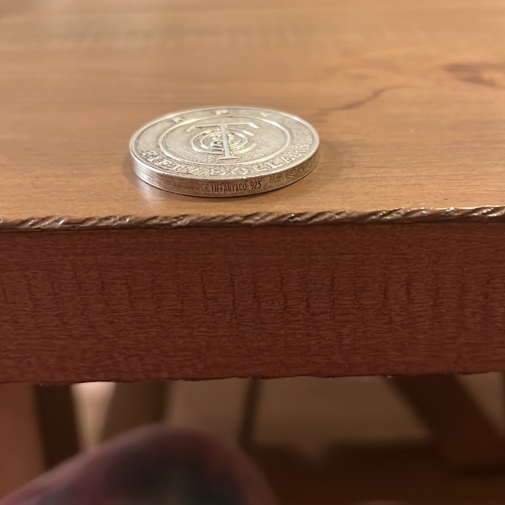 Return To Tiffany Solid $50 Silver Coin - image 3